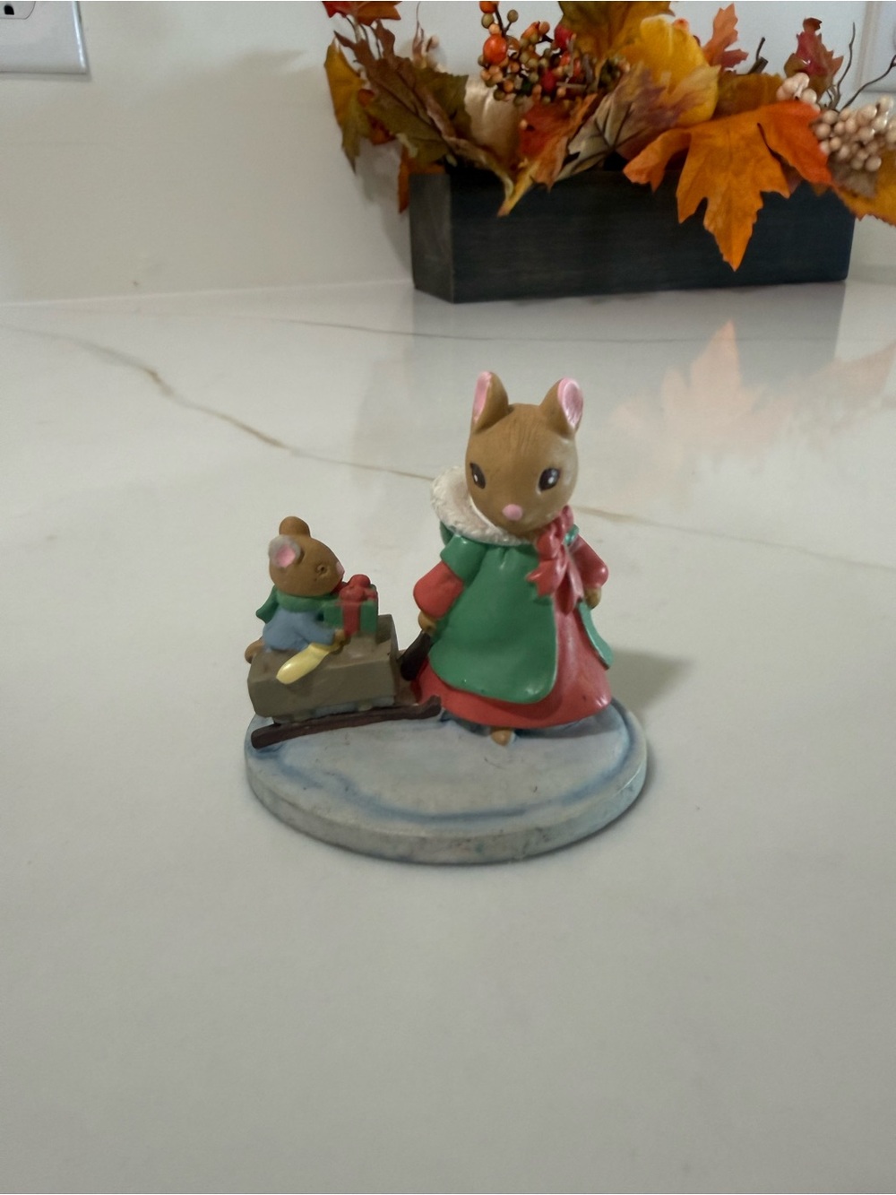 Avon Small Pets Figurine in Green and Red
